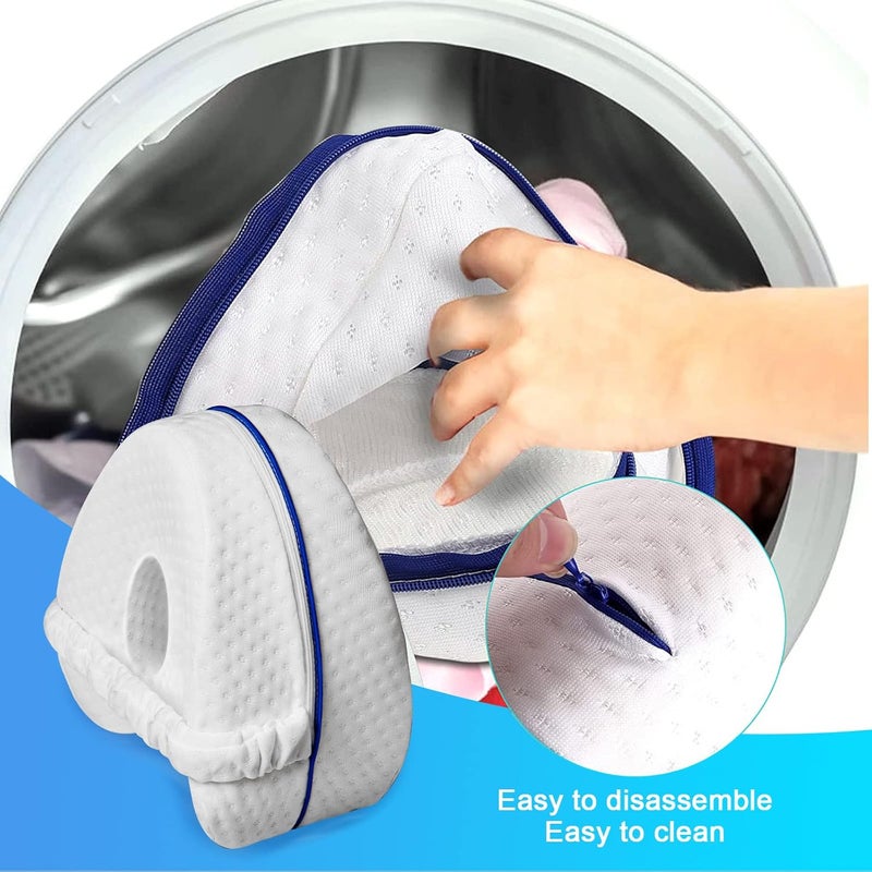 Vertdens Leg Pillow, Knee Pillow for Side Sleepers, Leg Pillows for Sleeping, Knee Cushion for Sleeping,Suitable for Relieving Leg, Back, Knee Pain - Image 4
